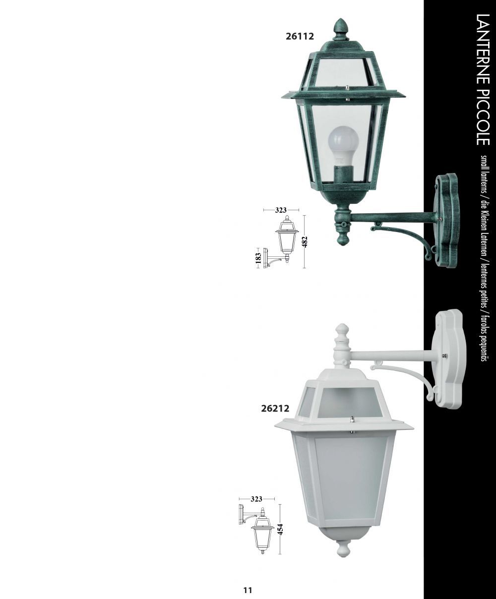 lanterne di forma clessica